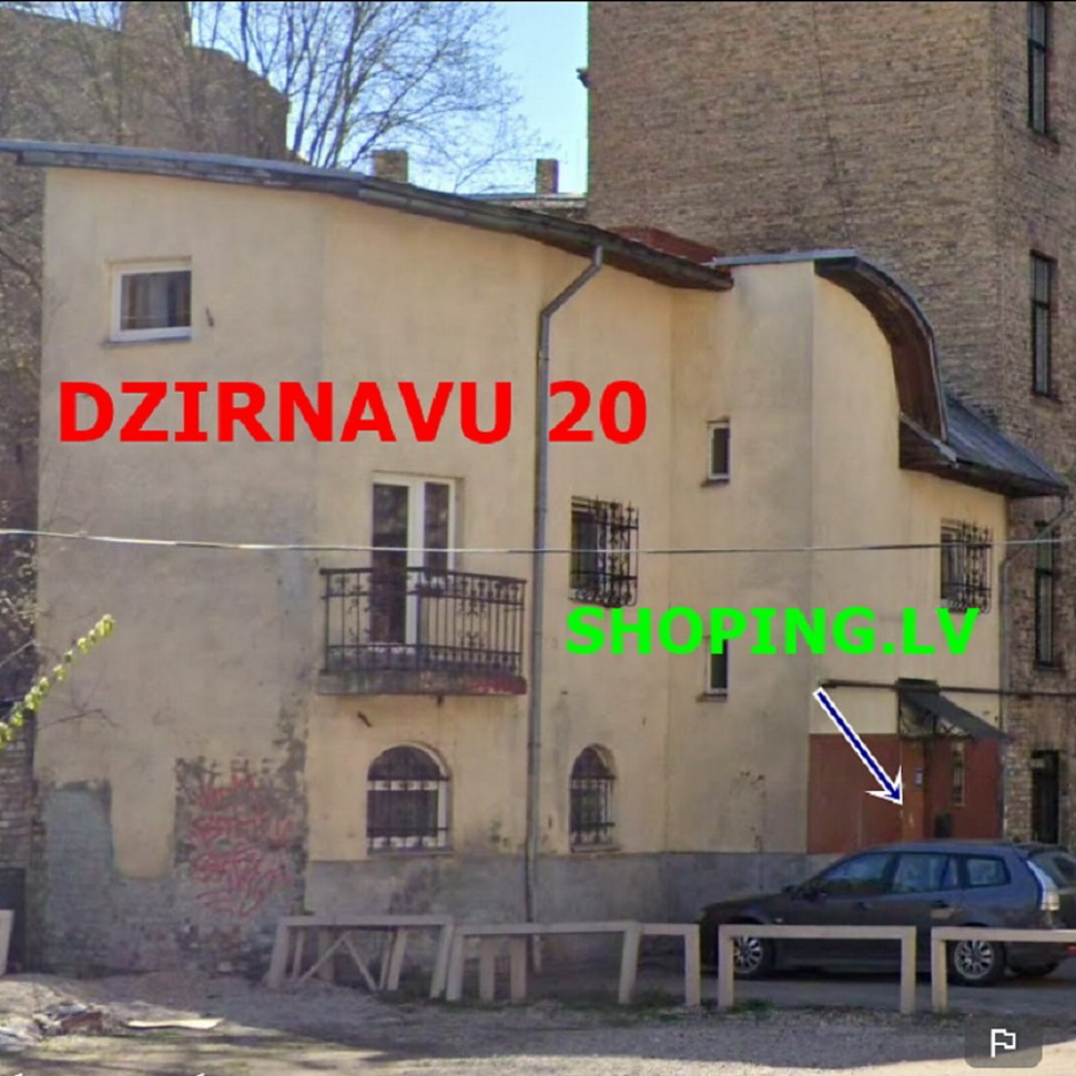 Здание магазина SHOPING.LV на Dzirnavu iela 20